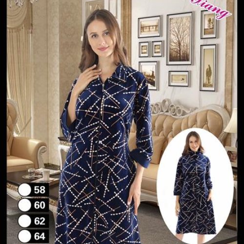 Халат Fili Wear (58-66) 900-22 navy (деми) Fili Wear 900-22 navy