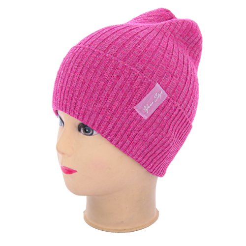 Шапка Angelica (54-58) FN005-4 fuchsia (деми) Angelica FN005-4 fuchsia