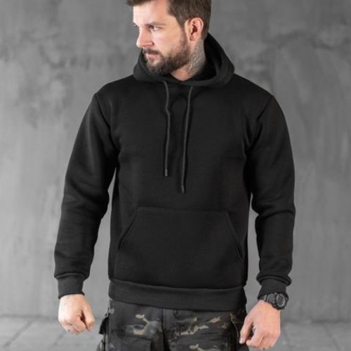 Худи Madoka (48-54) 605 black (зима) Madoka 605 black