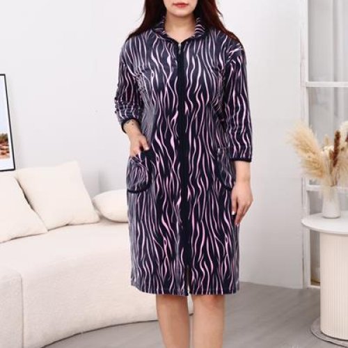 Халат Fili Wear (50-58) 800-124 navy (деми) Fili Wear 800-124 navy