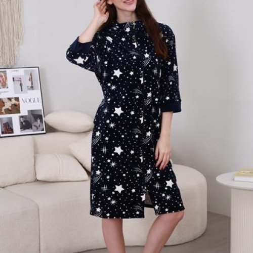 Халат Fili Wear (58-66) 900-46 black (деми) Fili Wear 900-46 black