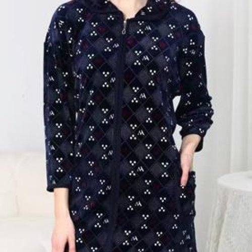 Халат Fili Wear (58-66) 800-137 navy (деми) Fili Wear 800-137 navy