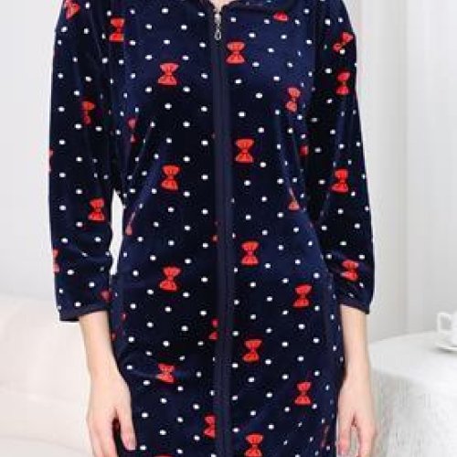 Халат Fili Wear (58-66) 800-143 navy (деми) Fili Wear 800-143 navy