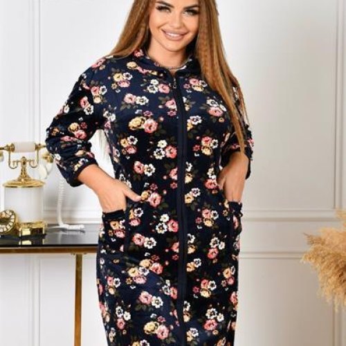 Халат Fili Wear (58-66) 800-21 navy (деми) Fili Wear 800-21 navy