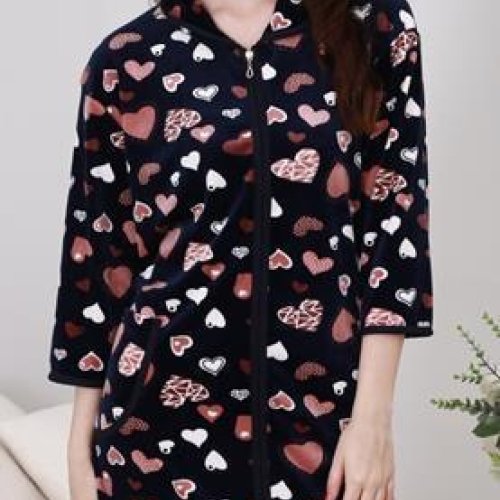 Халат Fili Wear (54-62) 800-211 navy (деми) Fili Wear 800-211 navy