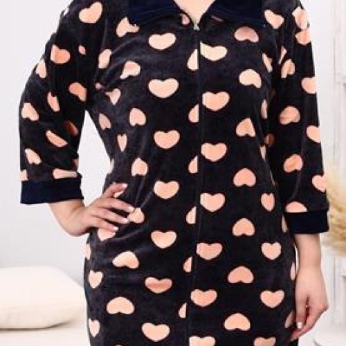 Халат Fili Wear (54-62) 900-121 d.grey (деми) Fili Wear 900-121 d.grey