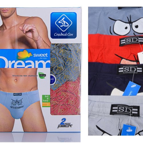 Трусы Obuv OK2 (L-3XL) E617 mix (08795) (лето) Obuv OK2 E617 mix (08795)