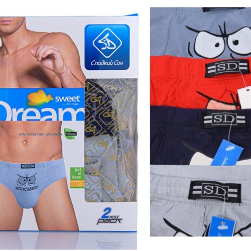 Трусы Obuv OK2 (L-3XL) E617-1 mix (08795) (лето) Obuv OK2 E617-1 mix (08795)