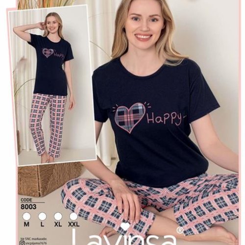 Пижама Disneyopt (M-2XL) 8003 navy-old-1 (лето) Disneyopt 8003 navy-old-1