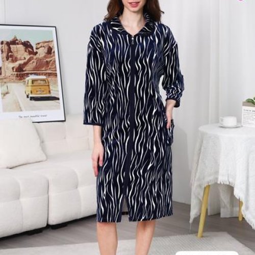 Халат Fili Wear (58-66) 800-224 navy (деми) Fili Wear 800-224 navy