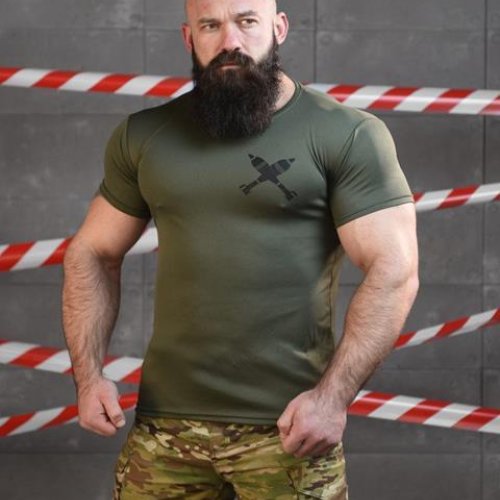 Футболка Madoka (M-3XL) 639 green (лето) Madoka 639 green