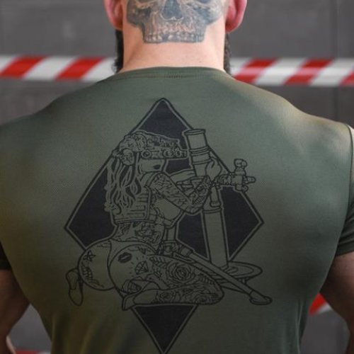 Футболка Madoka (M-3XL) 639 green (лето) Madoka 639 green