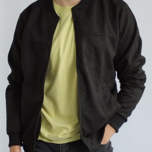 Кофта спорт Sport style (M-2XL) 1129 black-old-1 (деми) Sport style 1129 black-old-1