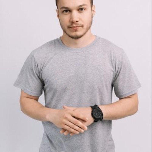 Футболка Sport style (3XL-6XL) 080 l.grey (лето) Sport style 080 l.grey