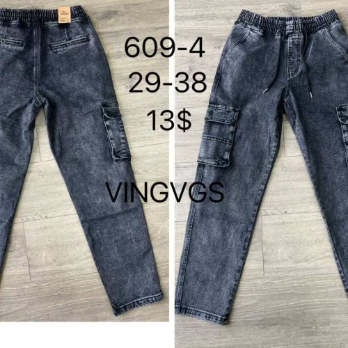 Джинсы Vingvgs (29-38) 609-4 grey-old-1 (деми) Vingvgs 609-4 grey-old-1