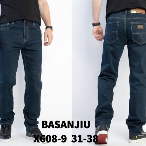 Джинсы Basanjiu (31-38) 608-9 navy (деми) Basanjiu 608-9 navy
