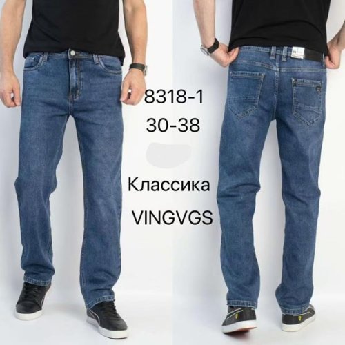 Джинсы Vingvgs (30-38) 8318-1 blue (деми) Vingvgs 8318-1 blue