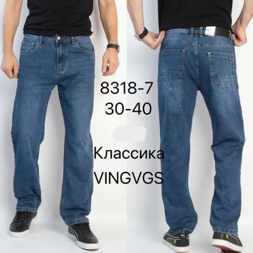 Джинсы Vingvgs (30-40) 8318-7 blue (деми) Vingvgs 8318-7 blue