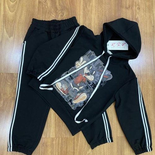 Костюм спорт RSV (104-128) 253 black (деми) RSV 253 black