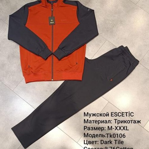 Костюм спорт AZT (M-3XL) TK0106 orange (деми) AZT TK0106 orange