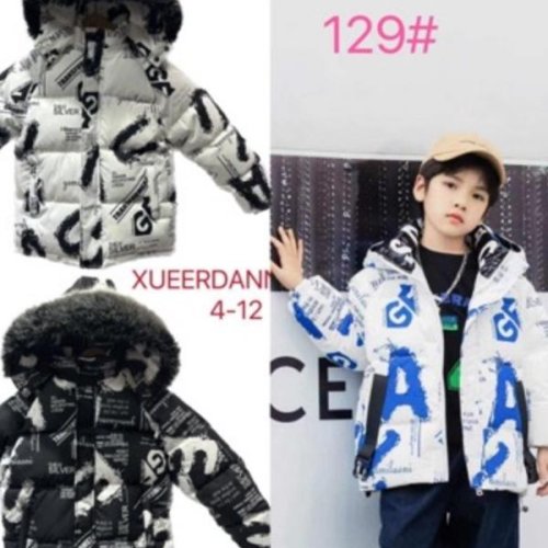 Куртка Farbique (4-12) 129 l.grey (зима) Farbique 129 l.grey