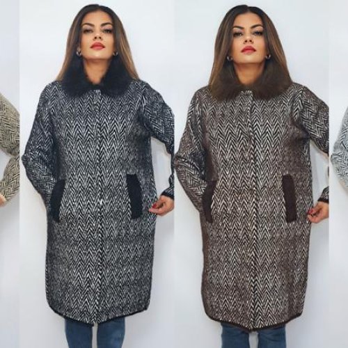 Пальто Biblos (50-54) 2257 mix (зима) Biblos 2257 mix