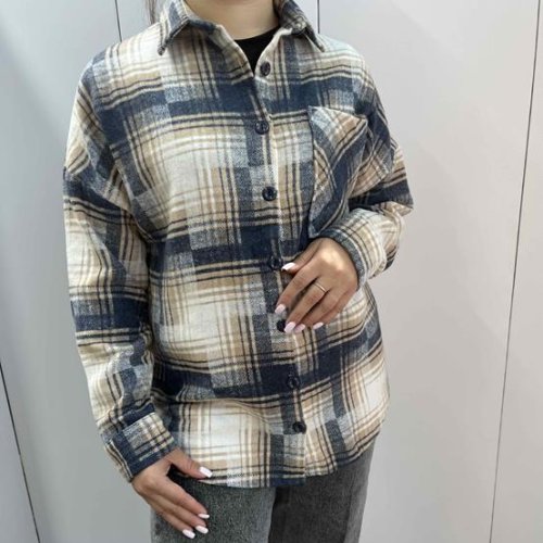 Рубашка X-Ray (S-L) XR516 grey (деми) X-Ray XR516 grey