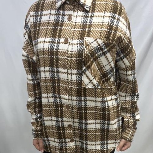 Рубашка X-Ray (S-L) XR529 beige (деми) X-Ray XR529 beige