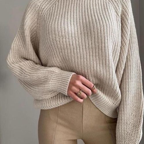 Свитер Lora (one size) LR751 beige (зима) Lora LR751 beige