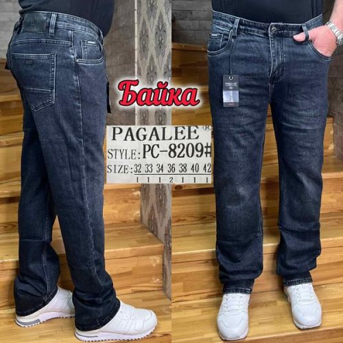 Джинсы Pagalee (32-42) PC8209 blue (зима) Pagalee PC8209 blue