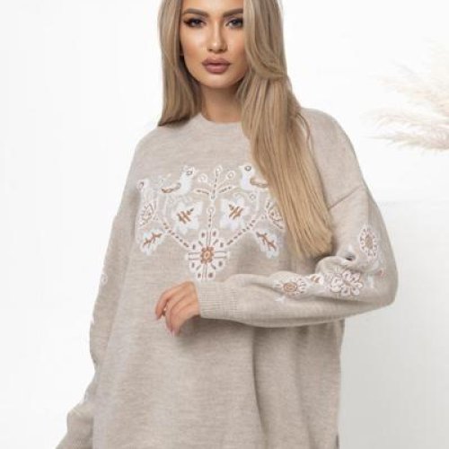 Свитер Global (42-48) GL73 beige (деми) Global GL73 beige