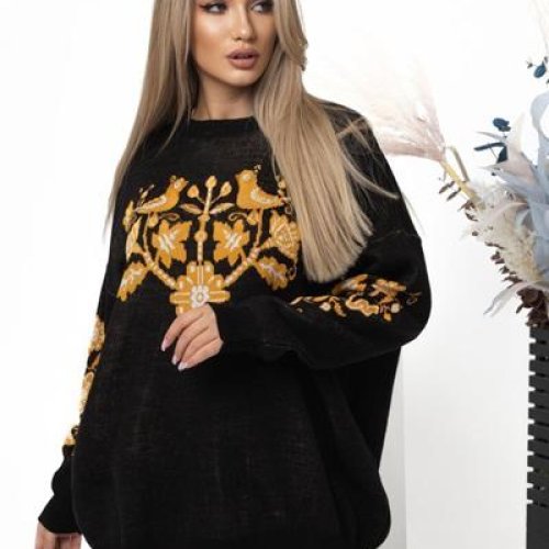 Свитер Global (42-48) GL74 black (деми) Global GL74 black