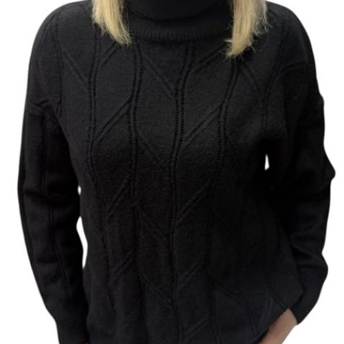 Свитер Elena&Vika (48-54) 24041 black (зима) Elena&Vika 24041 black