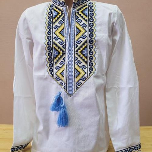 Вышиванка Limerense (152-176) LM155 white (деми) Limerense LM155 white