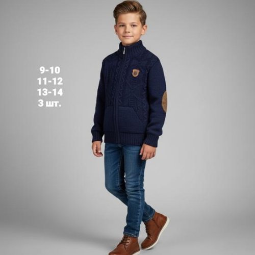 Кофта AMZ (9-14) AM6 navy (зима) AMZ AM6 navy