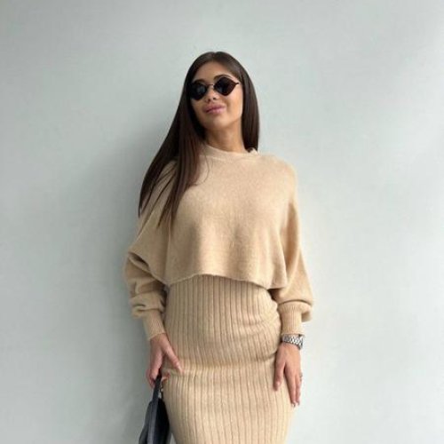 Костюм Kosta (44-48) 5801 beige (зима) Kosta 5801 beige