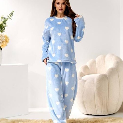 Пижама BAT (44-58) 1111-5 l.blue (зима) BAT 1111-5 l.blue