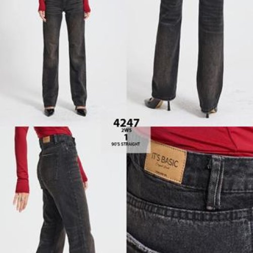 Джинсы Maxim Jeans (34-42) 4247-1 d.grey (деми) Maxim Jeans 4247-1 d.grey