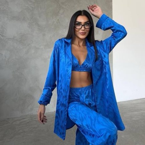 Пижама Trikotag (S-XL) T13 blue (деми) Trikotag T13 blue