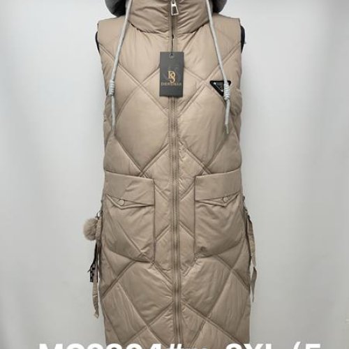 Жилетка Jacket (M-3XL) M2304 d.beige (деми) Jacket M2304 d.beige