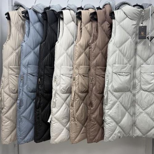 Жилетка Jacket (M-3XL) M2304 grey (деми) Jacket M2304 grey