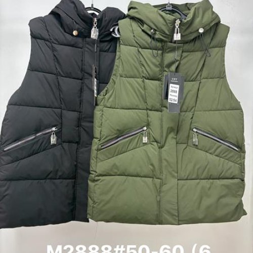 Жилетка Jacket (50-60) M2888 black (деми) Jacket M2888 black