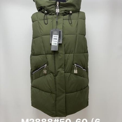 Жилетка Jacket (50-60) M2888 khaki (деми) Jacket M2888 khaki