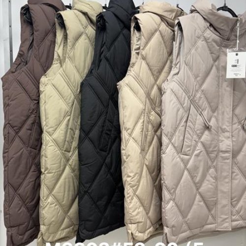 Жилетка Jacket (52-60) M6603 d.beige (деми) Jacket M6603 d.beige