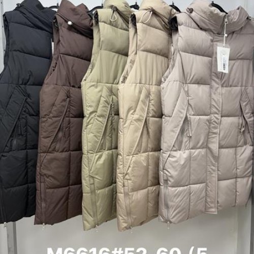 Жилетка Jacket (52-60) M6616 black (деми) Jacket M6616 black