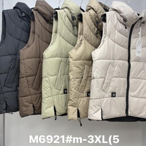 Жилетка Jacket (M-3XL) M6921 l.beige (деми) Jacket M6921 l.beige