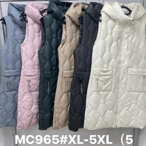 Жилетка Jacket (XL-5XL) MC965 pink (деми) Jacket MC965 pink