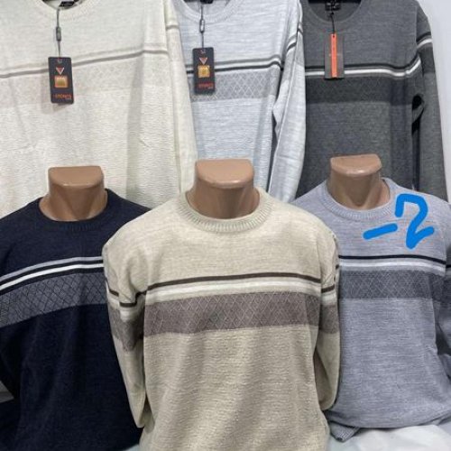 Свитер Sabihina (3XL-5XL) SB1496-2 grey (зима) Sabihina SB1496-2 grey