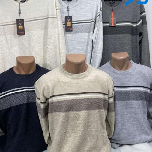 Свитер Sabihina (3XL-5XL) SB1497-3 d.grey (зима) Sabihina SB1497-3 d.grey