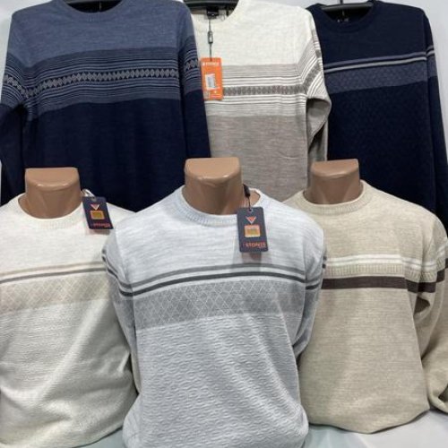 Свитер Sabihina (L-2XL) SB1501 grey (зима) Sabihina SB1501 grey